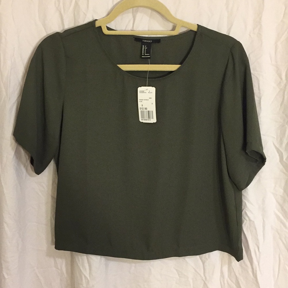 Forever 21 NWT Crop Blouse